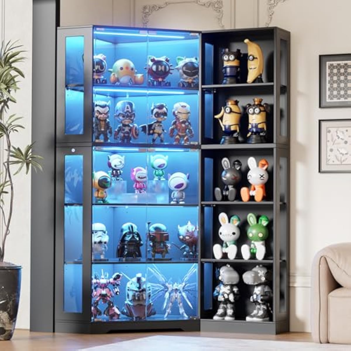 Display Cabinet with Tempered  - огляд і ціна Lighting