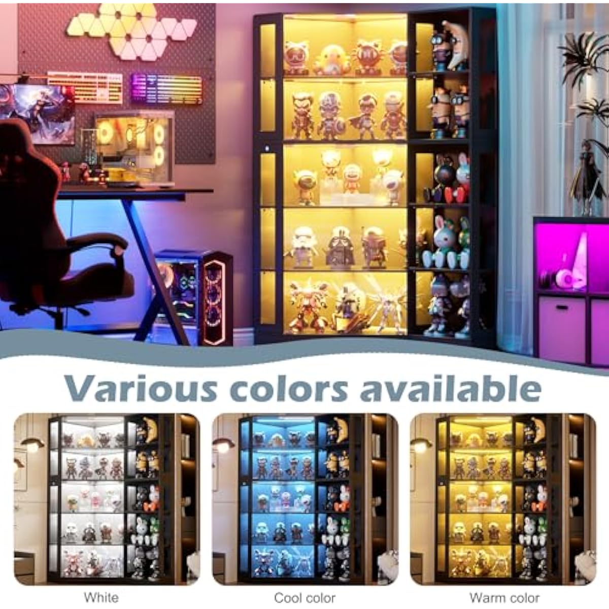Display Cabinet with Tempered  - огляд і ціна Lighting