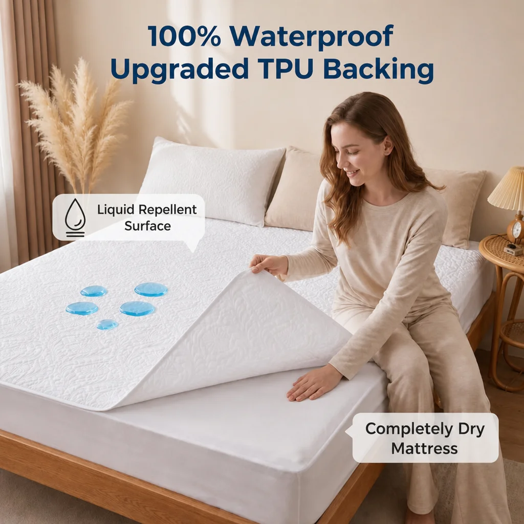 1pc Multi-Color Four-Corner El - огляд і ціна Waterproof Mattress Protector Breathable